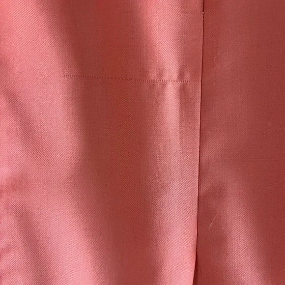 J. Crew pencil skirt salmon color - 100% wool. Please note pictures with flaws - Picture 3 of 6